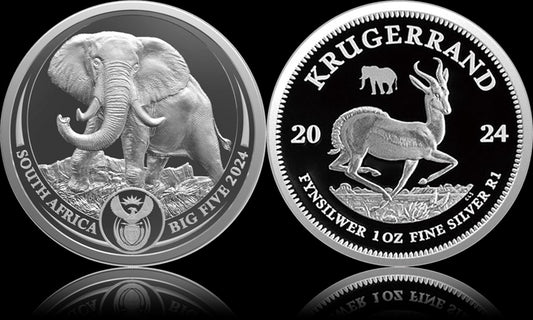 ELEFANT, Big Five Serie III, Privy Set, Proof 2 x 1 oz Silver, 2024