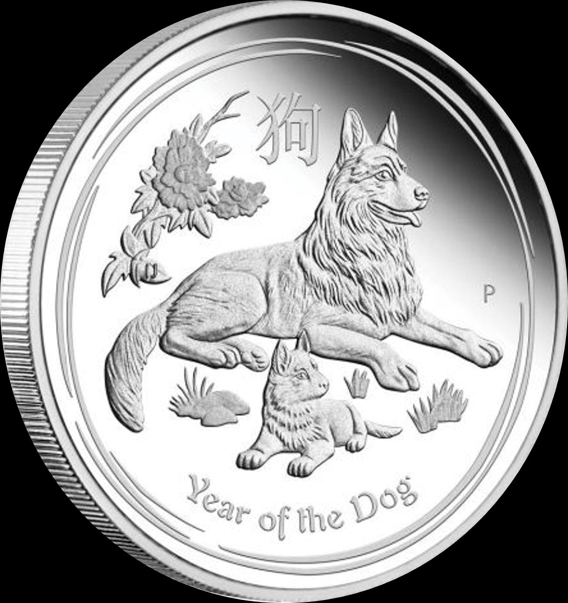 YEAR OF THE DOG, Serie Lunar II,  0,5 oz Silver Proof, 0,5 $, 2018