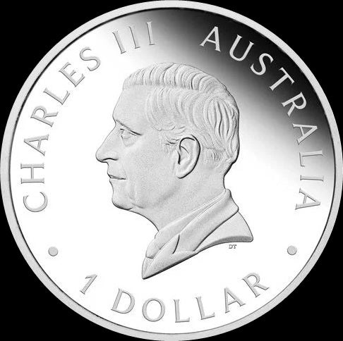 125. GEBURTSTAG PERTH MINT, 1 $, 1 oz Silver Proof, 2024