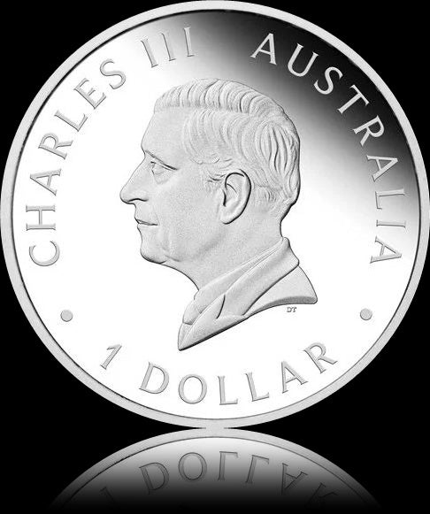 125. GEBURTSTAG PERTH MINT, 1 $, 1 oz Silver Proof, 2024