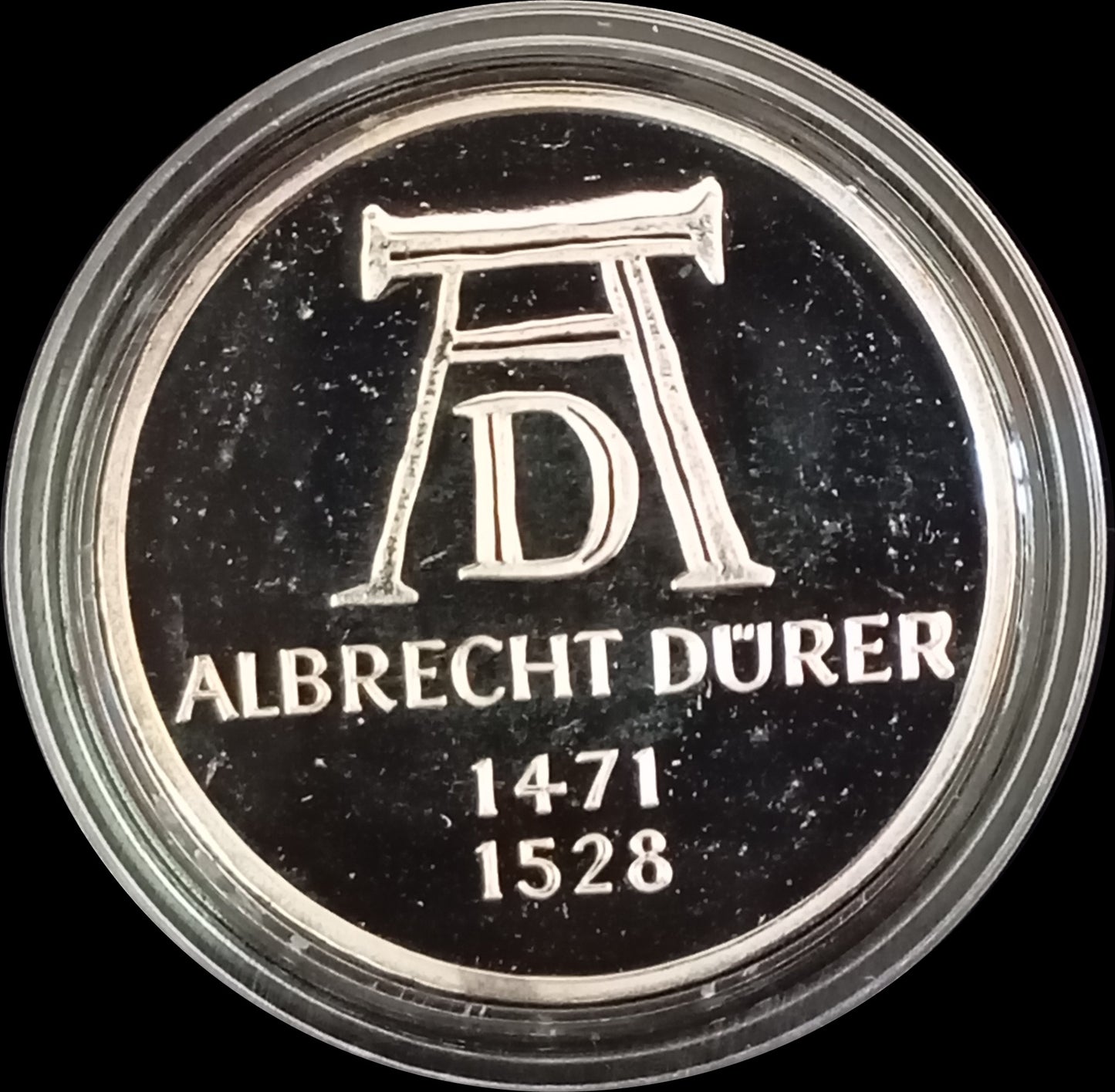 500. GEBURTSTAG ALBRECHT DÜRER, Serie 5 DM Silbermünze Spiegelglanz, 1972