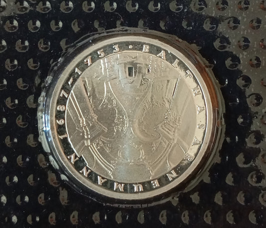 225TH ANNIVERSARY OF BALTHASAR NEUMANN'S DEATH, series 5 DM silver coin, 1978