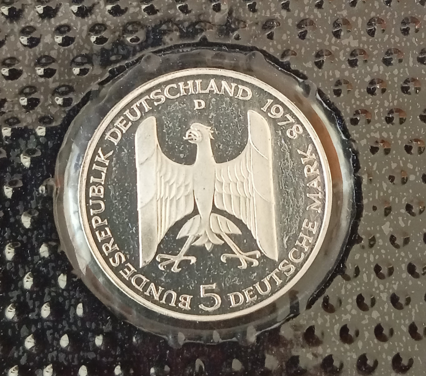 100TH BIRTHDAY OF GUSTAV STRESEMANN, series 5 DM silver coin, 1978