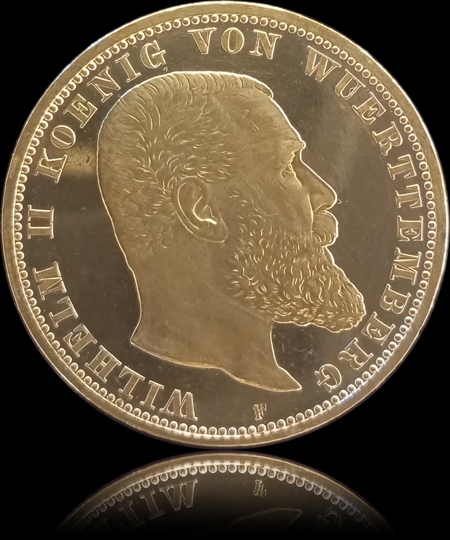 5 Mark Württemberg 1902 F Silber, Kaiser Wilhelm II. Deutsches Kaiserreich, Jaeger-Nr. 176