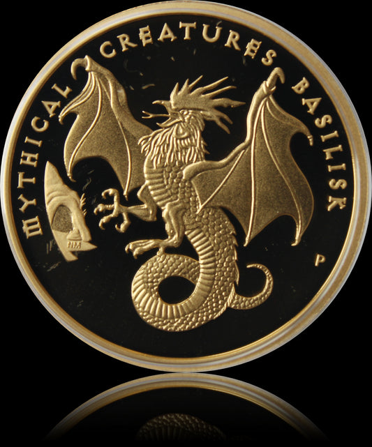 BASILISK, Serie Mythical Creatures, 1oz Gold Proof 100$, 2023