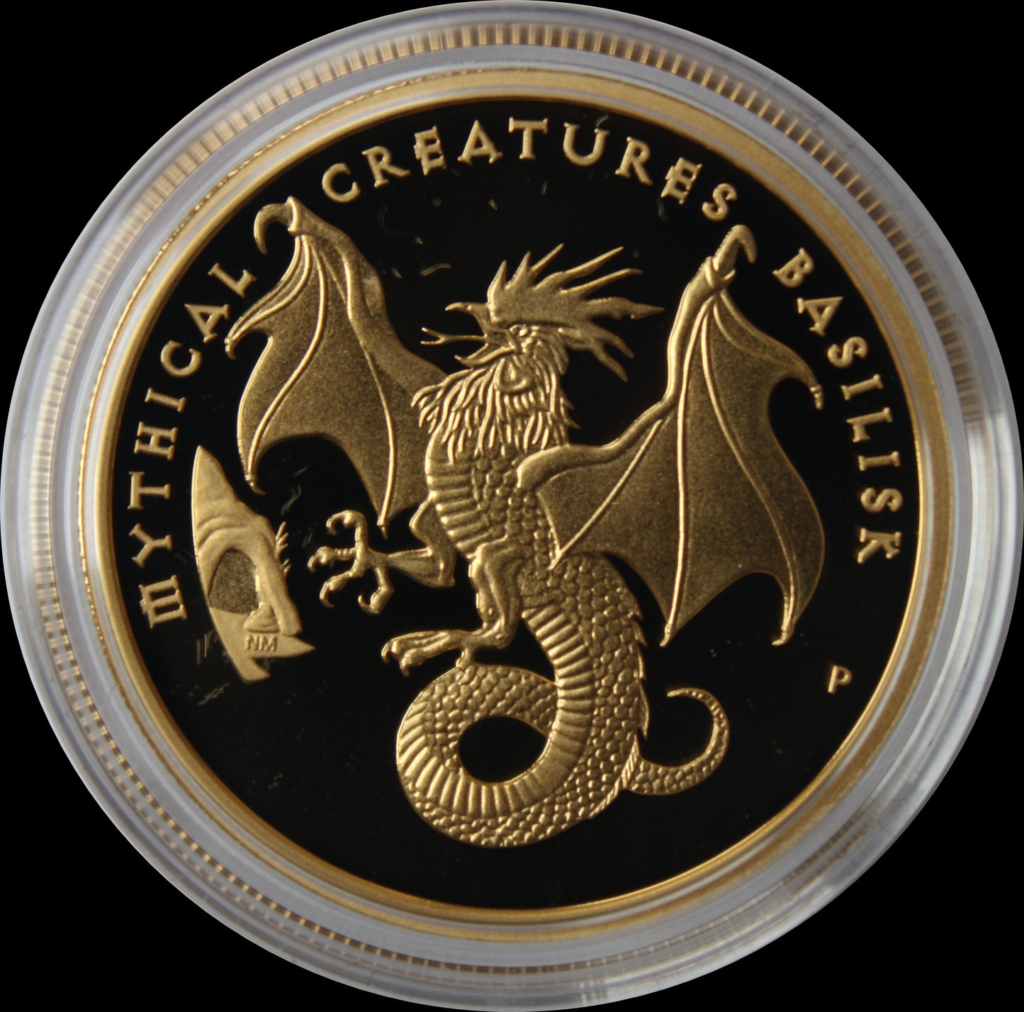 BASILISK, Serie Mythical Creatures, 1oz Gold Proof 100$, 2023