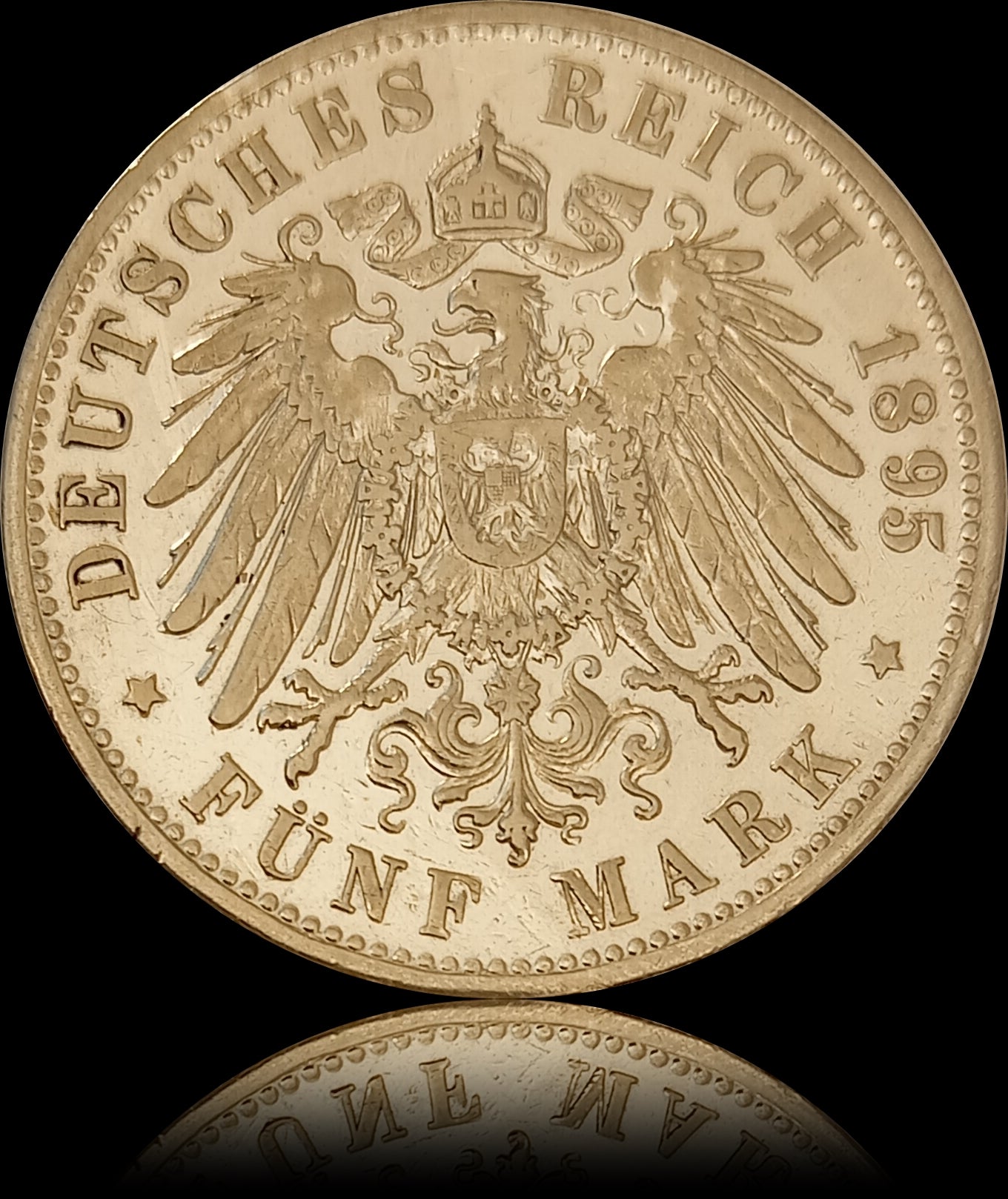 5 Mark Bayern 1895 D Silber, König Otto, Deutsches Kaiserreich, Jaeger-Nr. 46