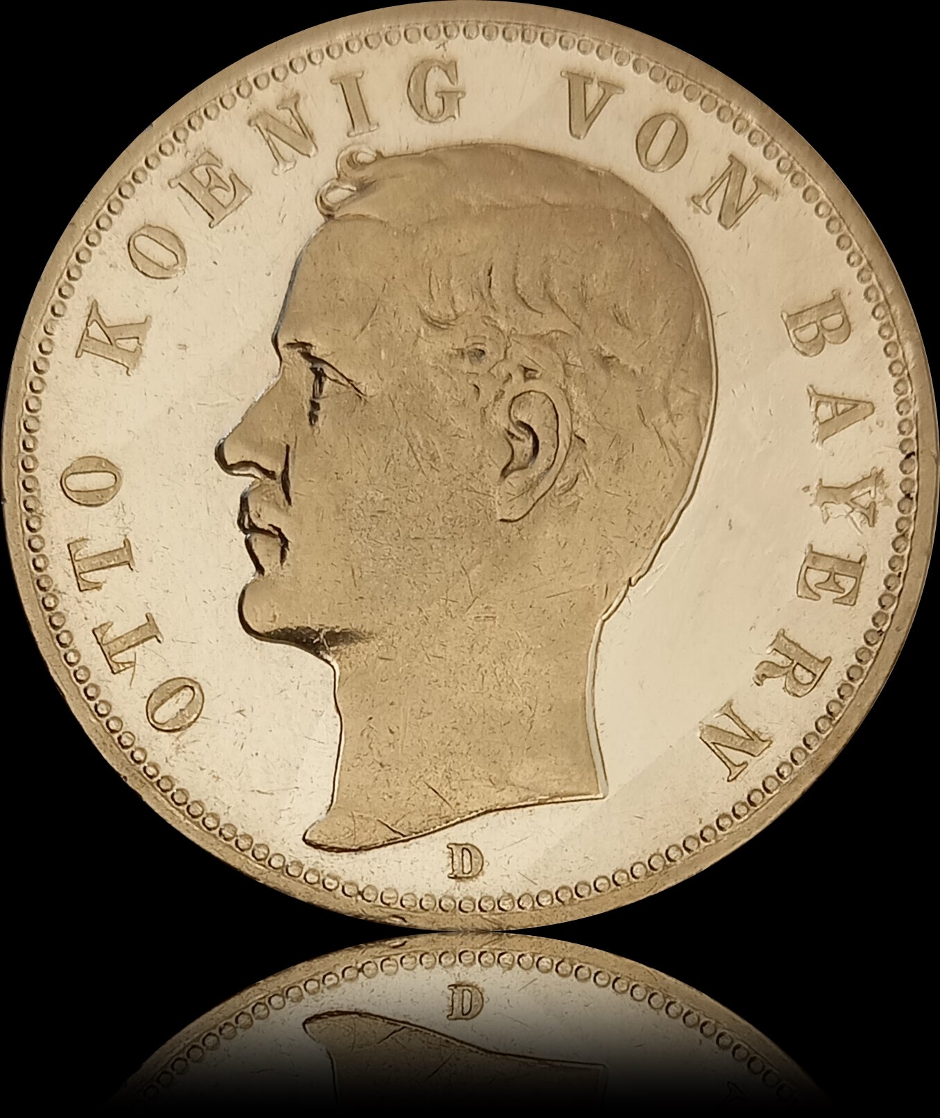 5 Mark Bayern 1895 D Silber, König Otto, Deutsches Kaiserreich, Jaeger-Nr. 46