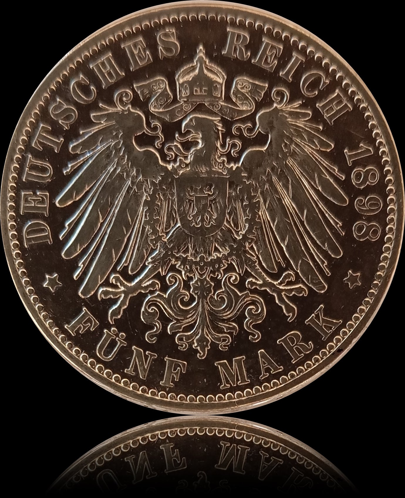 5 Mark Bayern 1898 D Silber, König Otto, Deutsches Kaiserreich, Jaeger-Nr. 46