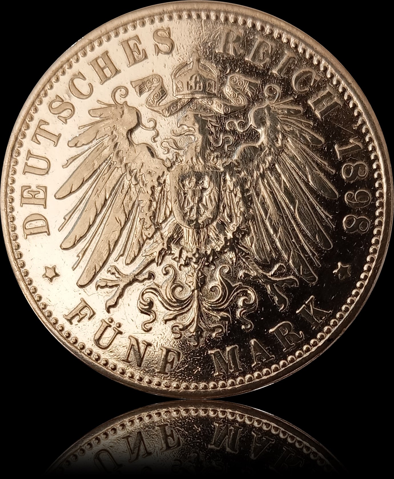 5 Mark Bayern 1898 D Silber, König Otto, Deutsches Kaiserreich, Jaeger-Nr. 46