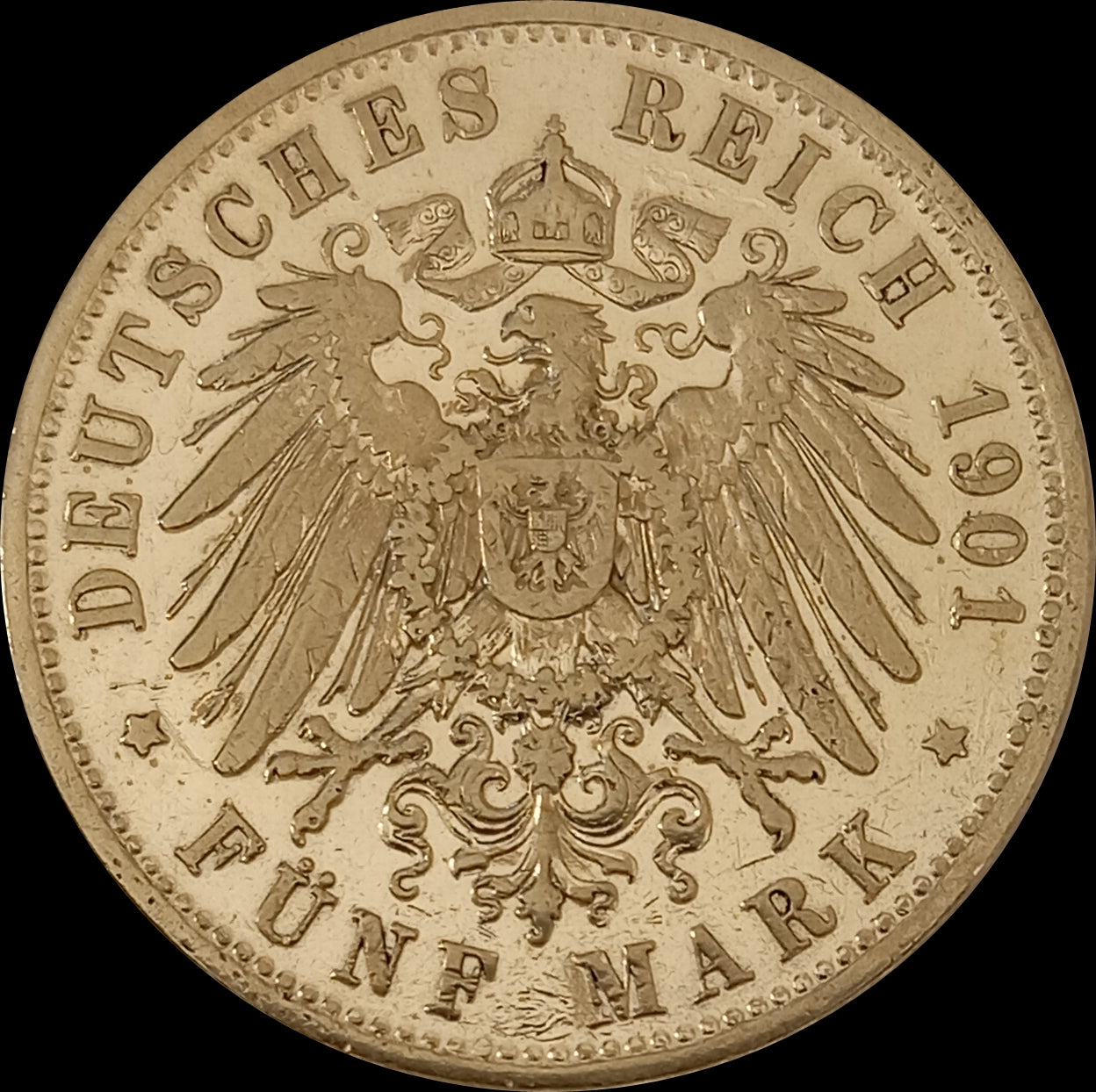 5 Mark Bayern 1901 D Silber, König Otto, Deutsches Kaiserreich, Jaeger-Nr. 46