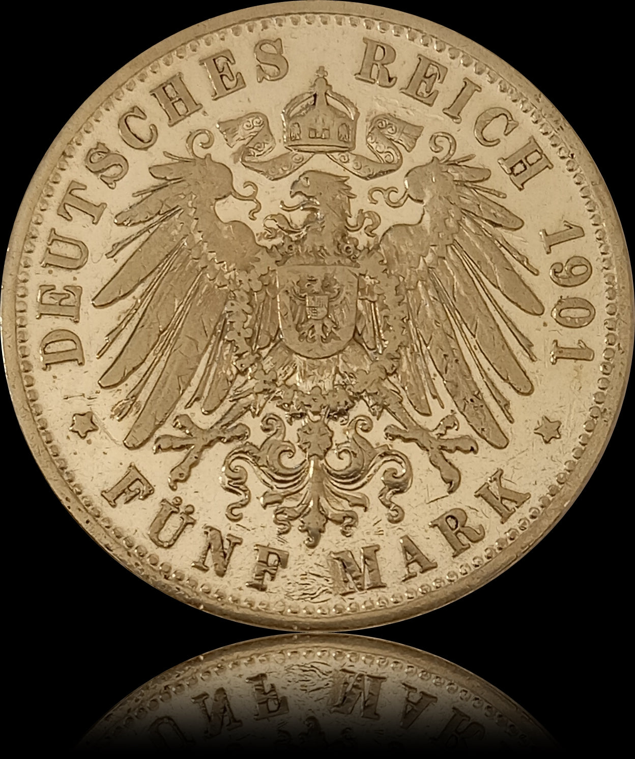 5 Mark Bayern 1901 D Silber, König Otto, Deutsches Kaiserreich, Jaeger-Nr. 46