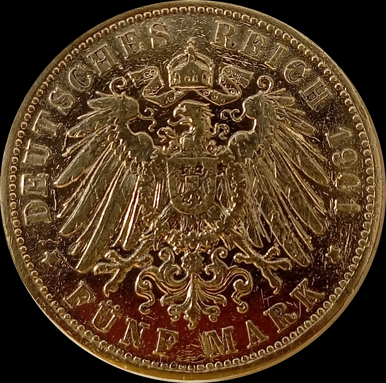 5 Mark Bayern 1901 D Silber, König Otto, Deutsches Kaiserreich, Jaeger-Nr. 46