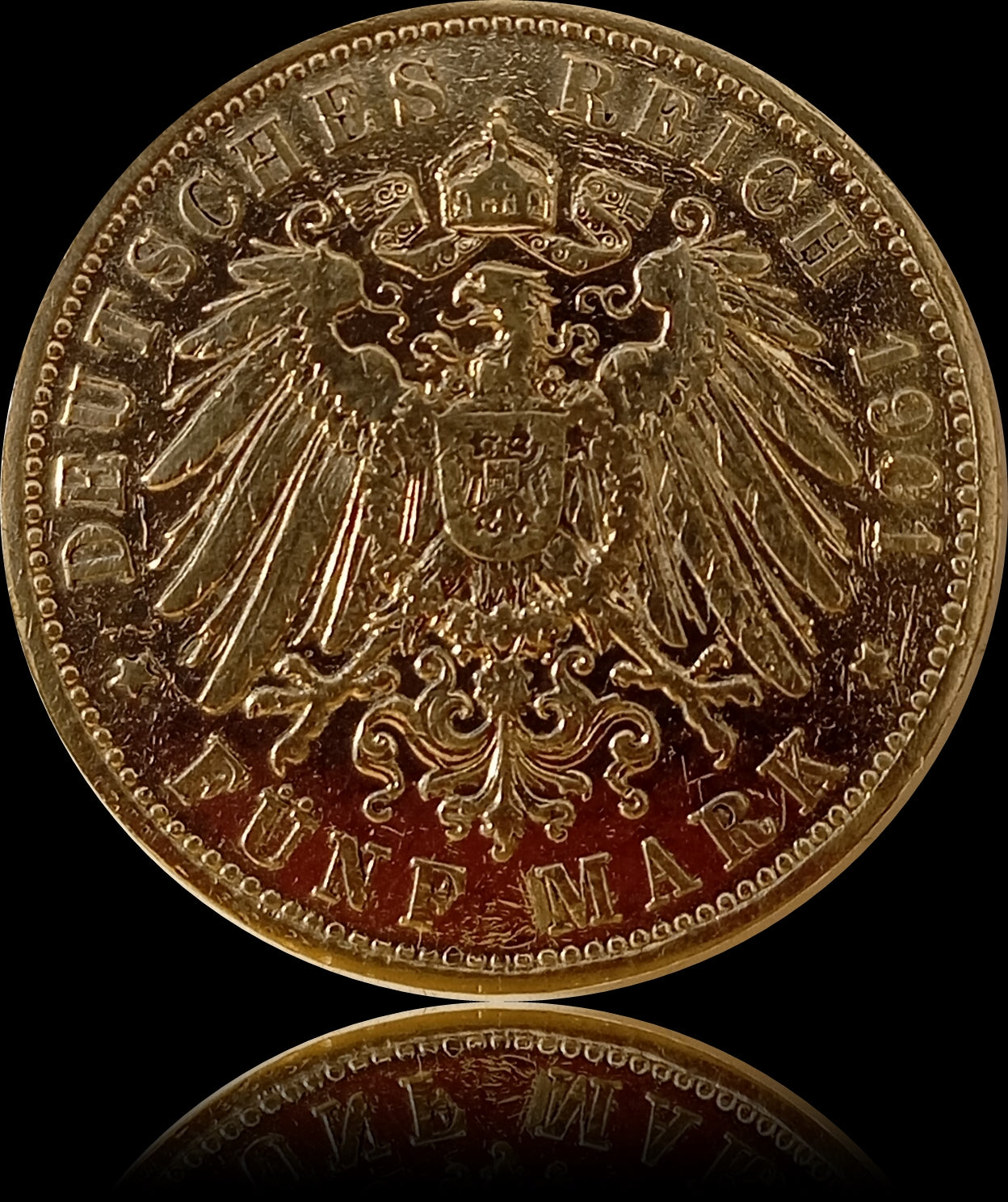 5 Mark Bayern 1901 D Silber, König Otto, Deutsches Kaiserreich, Jaeger-Nr. 46