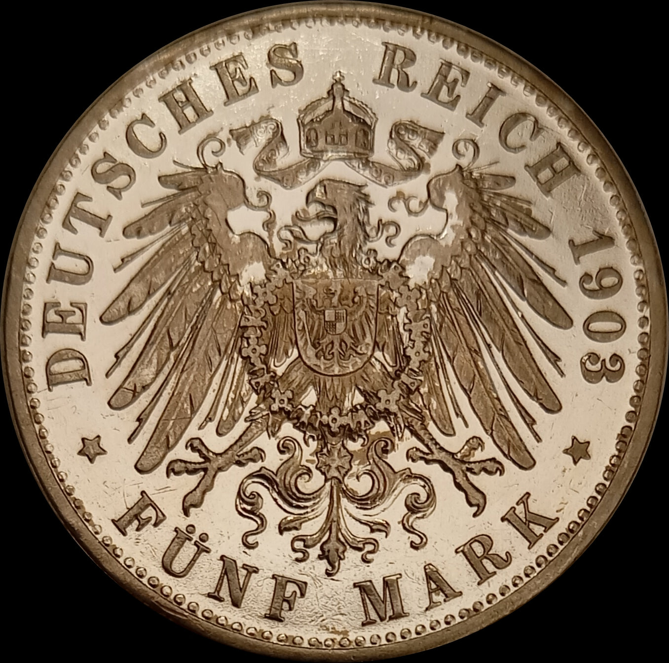 5 Mark Bayern 1903 D Silber, König Otto, Deutsches Kaiserreich, Jaeger-Nr. 46