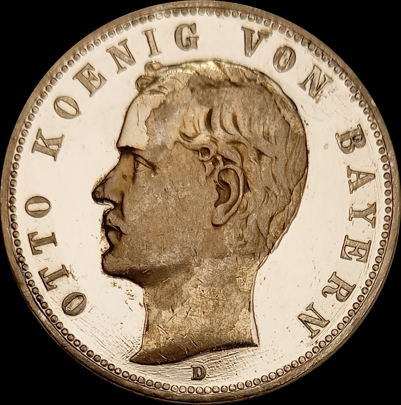 5 Mark Bayern 1903 D Silber, König Otto, Deutsches Kaiserreich, Jaeger-Nr. 46