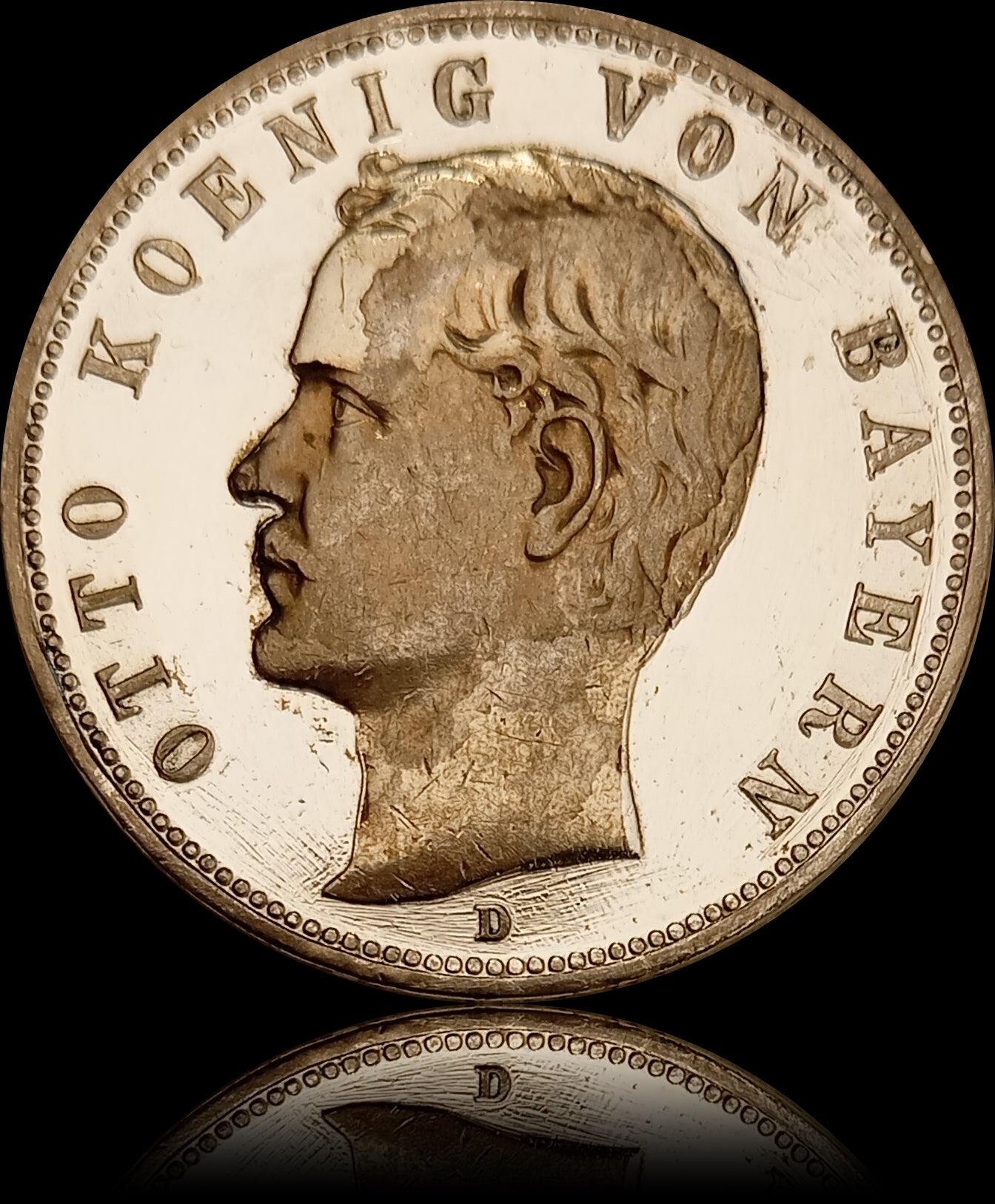 5 Mark Bayern 1903 D Silber, König Otto, Deutsches Kaiserreich, Jaeger-Nr. 46