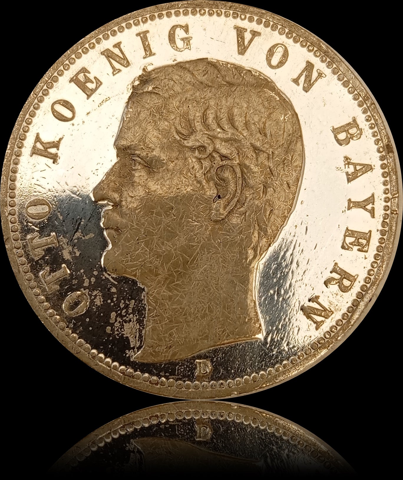 5 Mark Bayern 1907 D Silber, König Otto, Deutsches Kaiserreich, Jaeger-Nr. 46