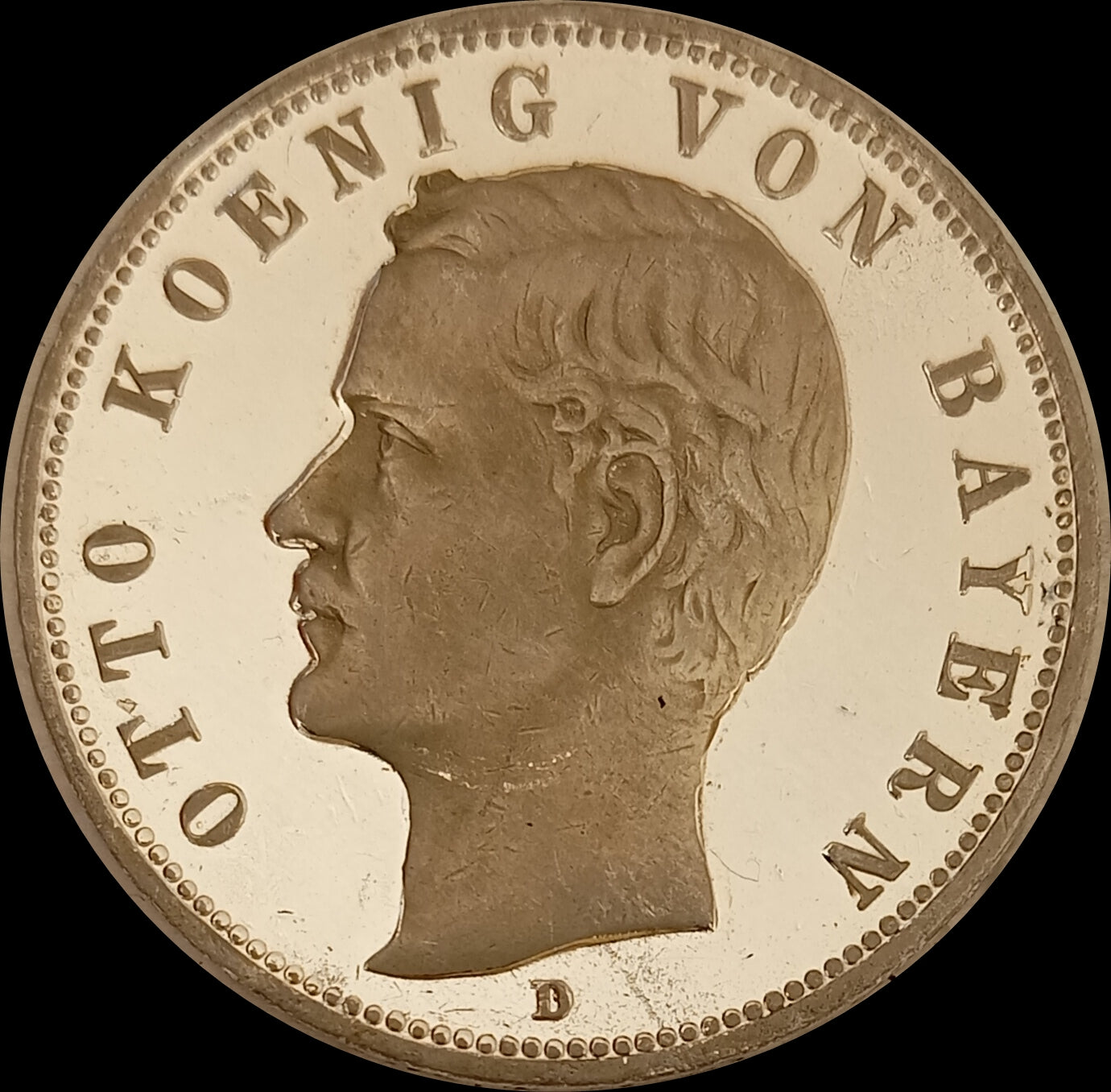 5 Mark Bayern 1907 D Silber, König Otto, Deutsches Kaiserreich, Jaeger-Nr. 46