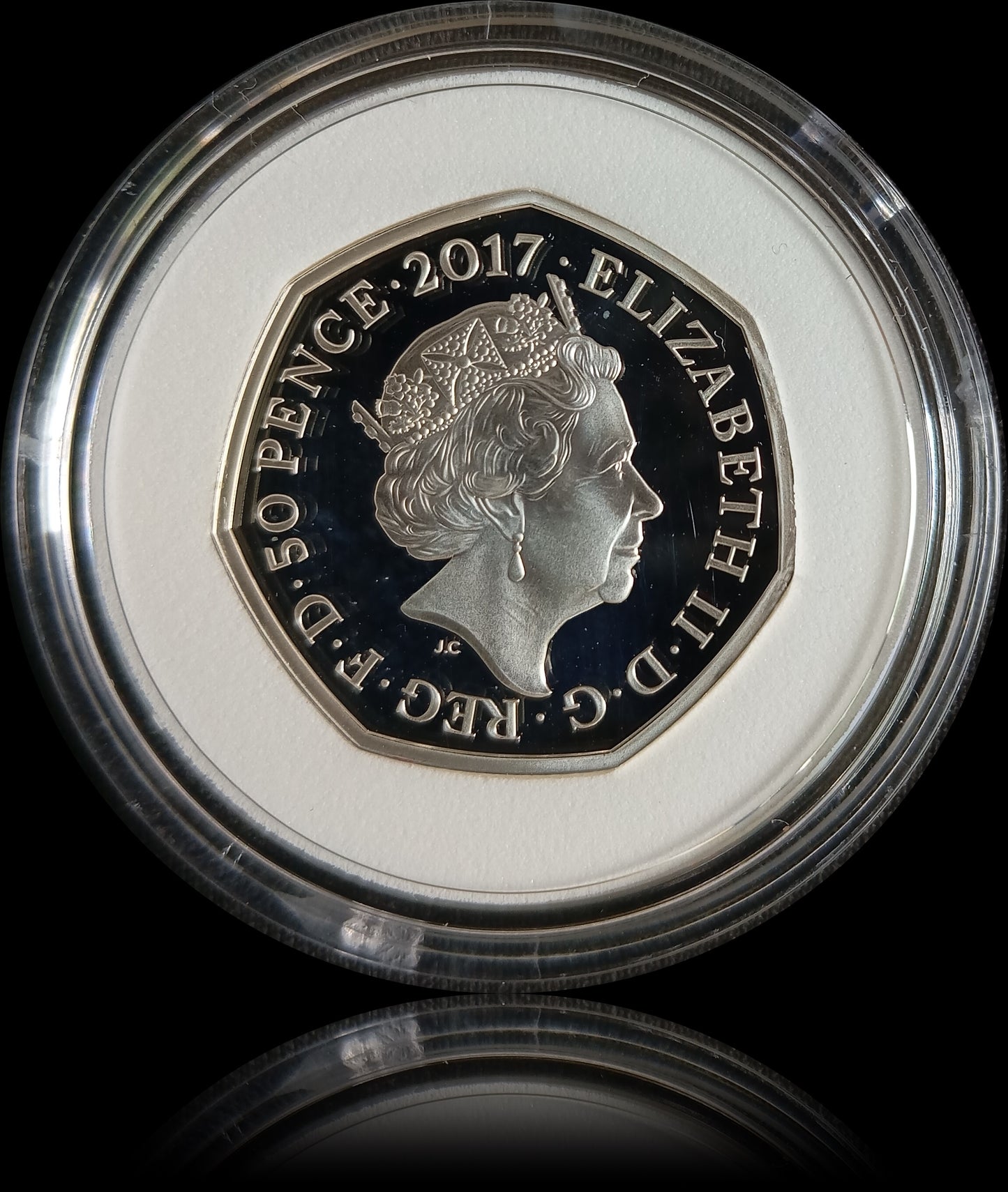 BENJAMIN BUNNY OF BEATRIX POTTER, Silber Proof, 50 Pence, 2017