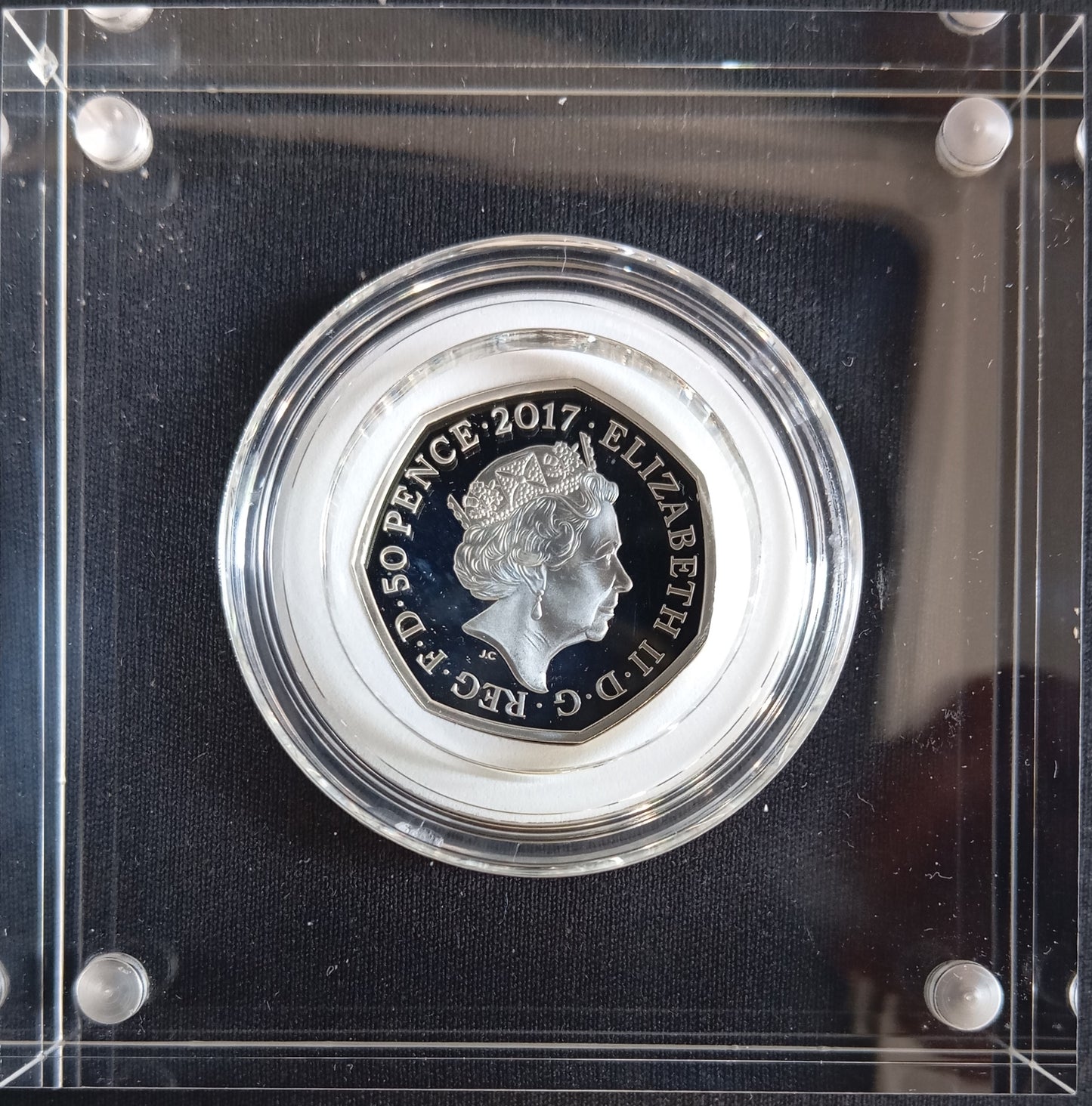 BENJAMIN BUNNY OF BEATRIX POTTER, Silber Proof, 50 Pence, 2017