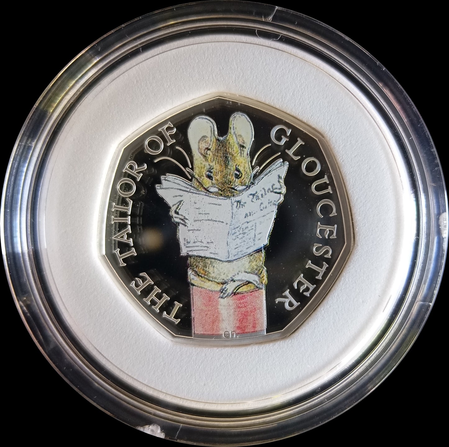 THE TAILOR OF GLOUCESTER OF BEATRIX POTTER, Silber Proof, 50 Pence, 2018