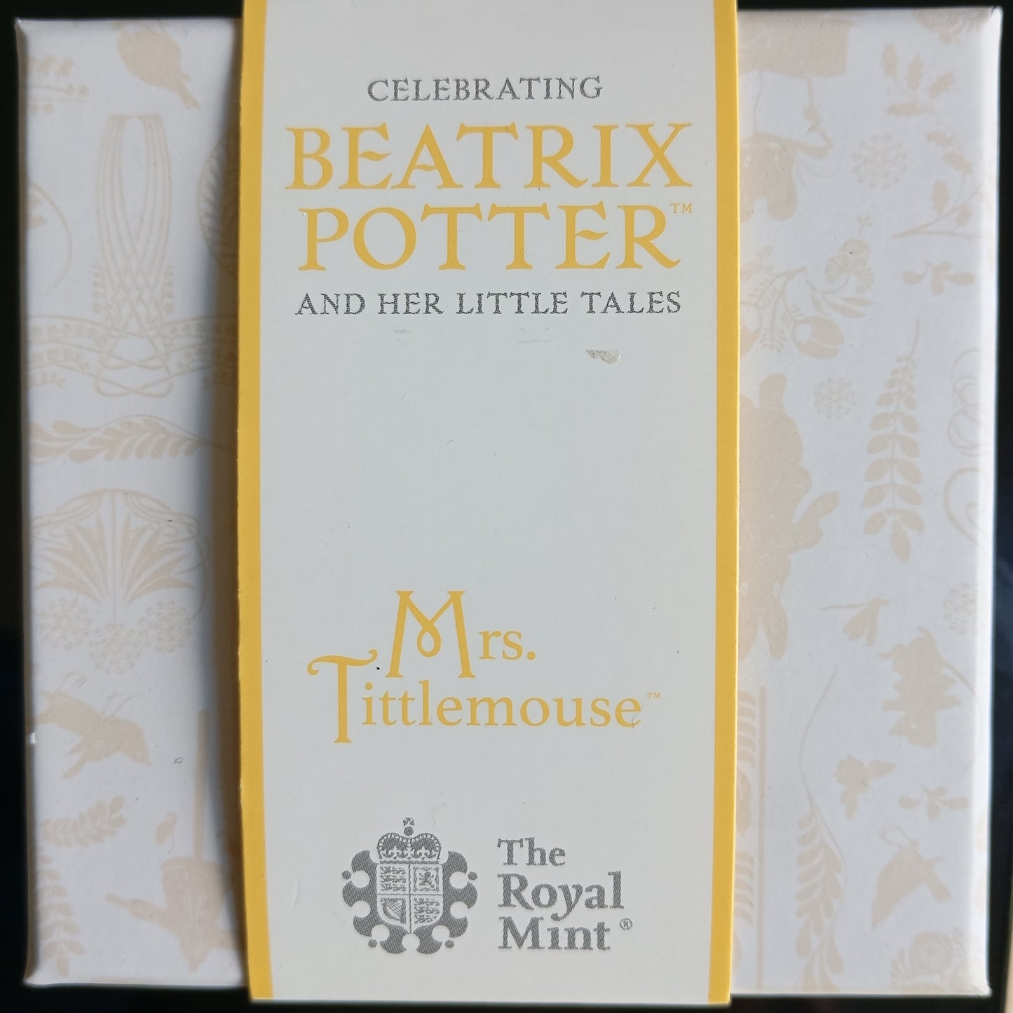 MRS. TITTLEMOUSE OF BEATRIX POTTER, Silber Proof, 50 Pence, 2018