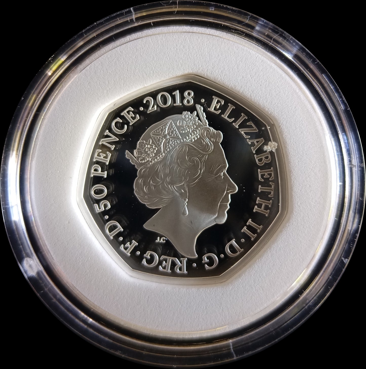 MRS. TITTLEMOUSE OF BEATRIX POTTER, Silber Proof, 50 Pence, 2018