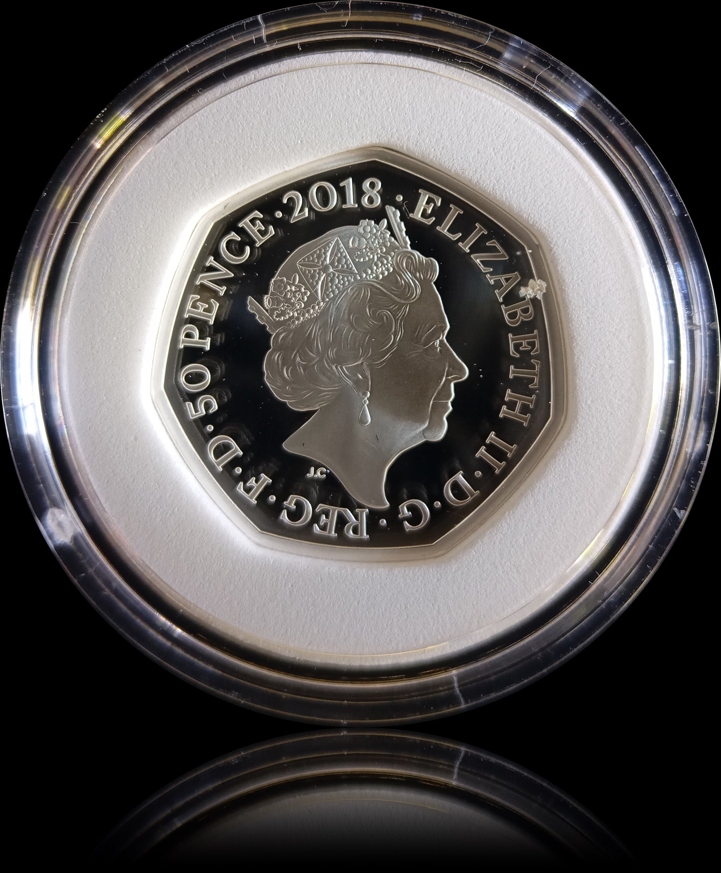 MRS. TITTLEMOUSE OF BEATRIX POTTER, Silber Proof, 50 Pence, 2018