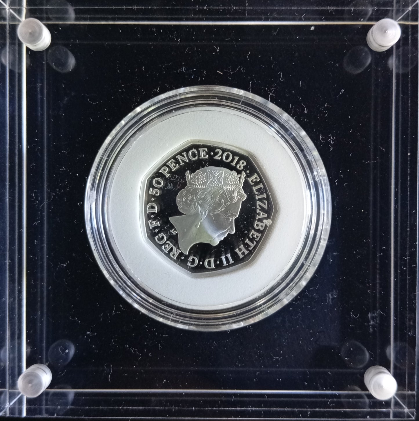 MRS. TITTLEMOUSE OF BEATRIX POTTER, Silber Proof, 50 Pence, 2018