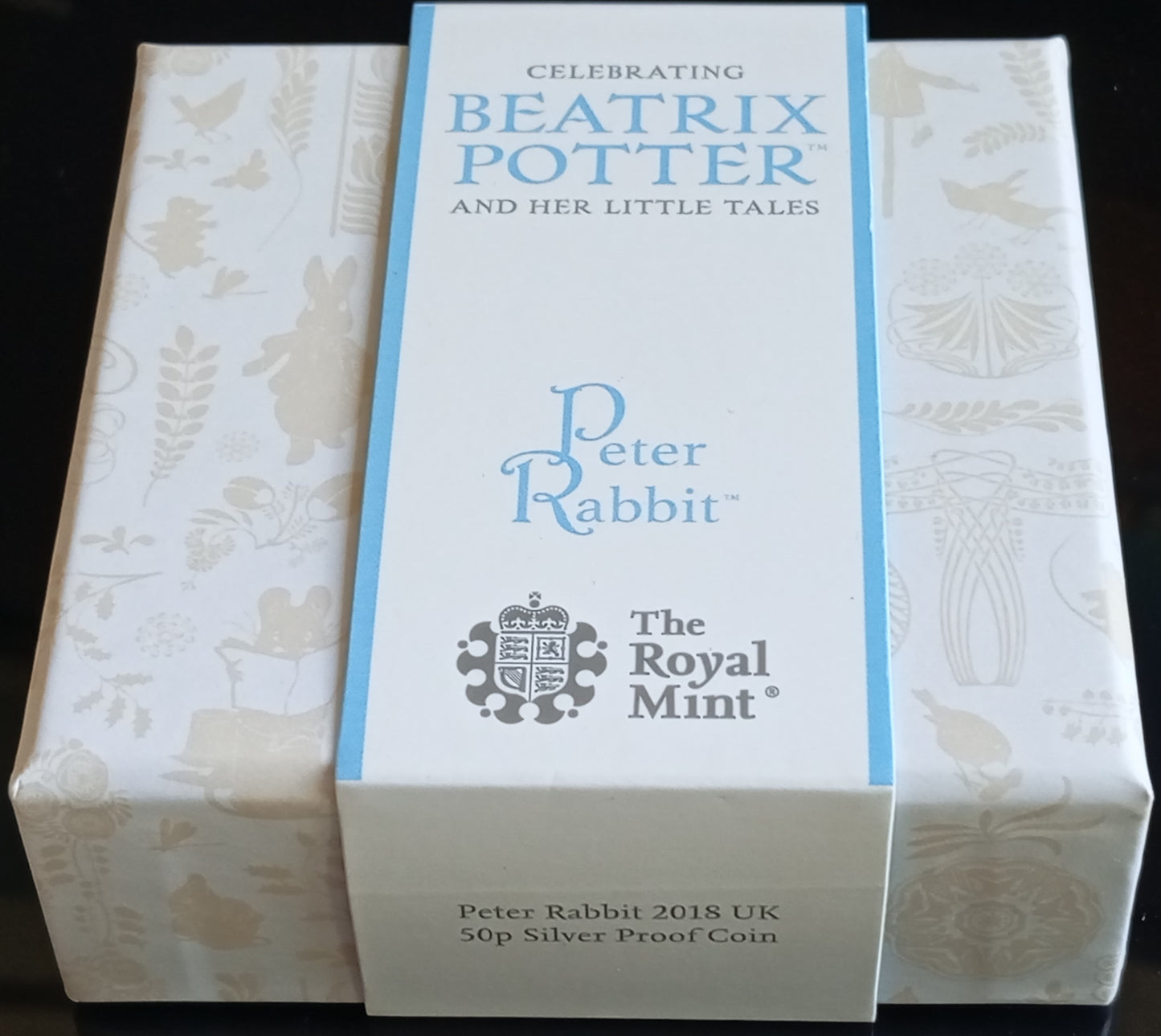 PETER RABBIT OF BEATRIX POTTER, Silber Proof, 50 Pence, 2018