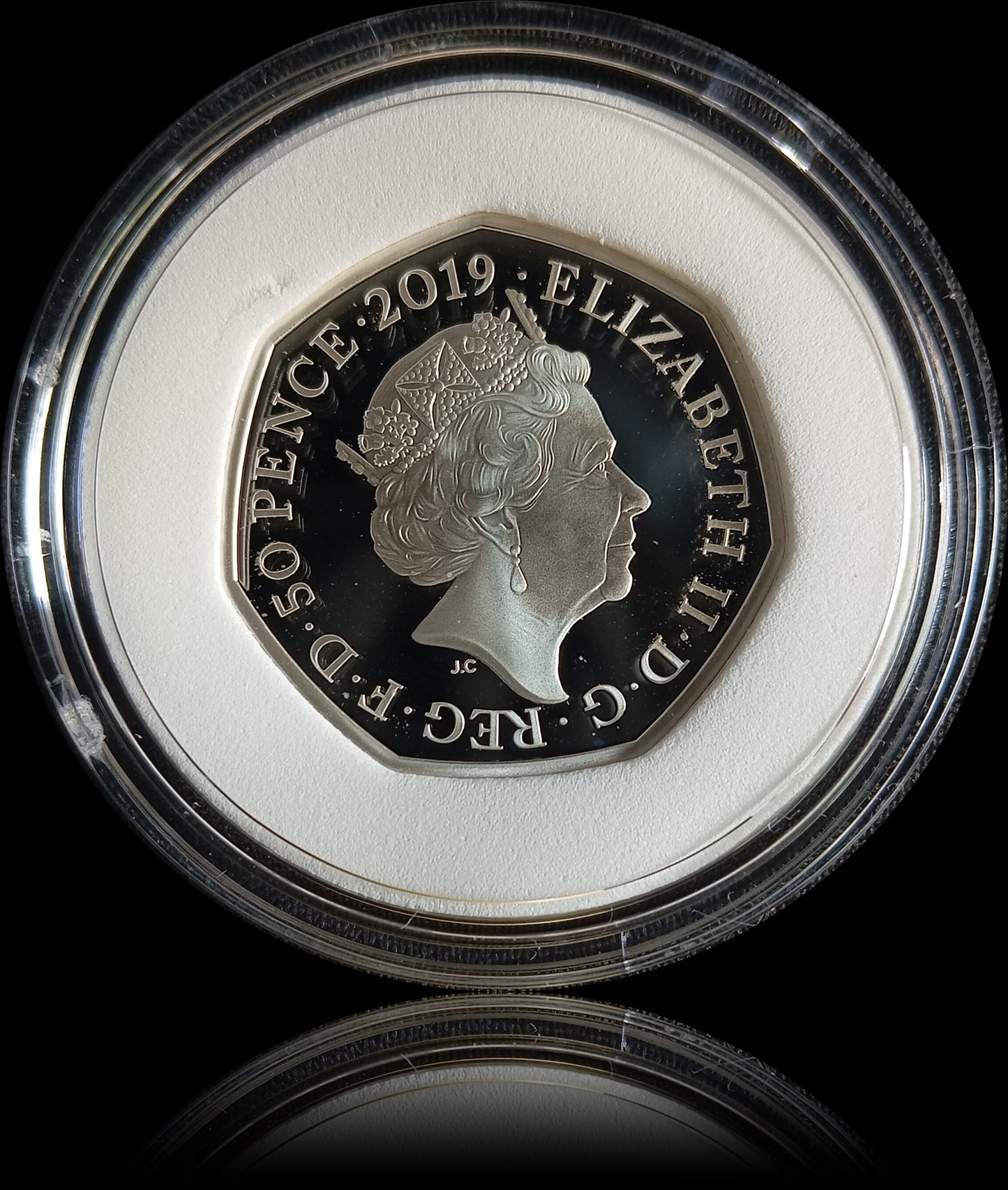 PETER RABBIT of BEATRIX POTTER, Silber Proof, 50 Pence, 2019