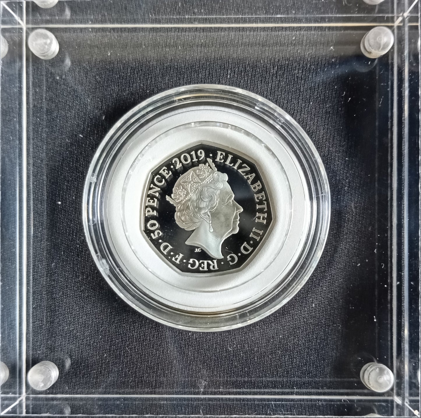 PETER RABBIT of BEATRIX POTTER, Silber Proof, 50 Pence, 2019