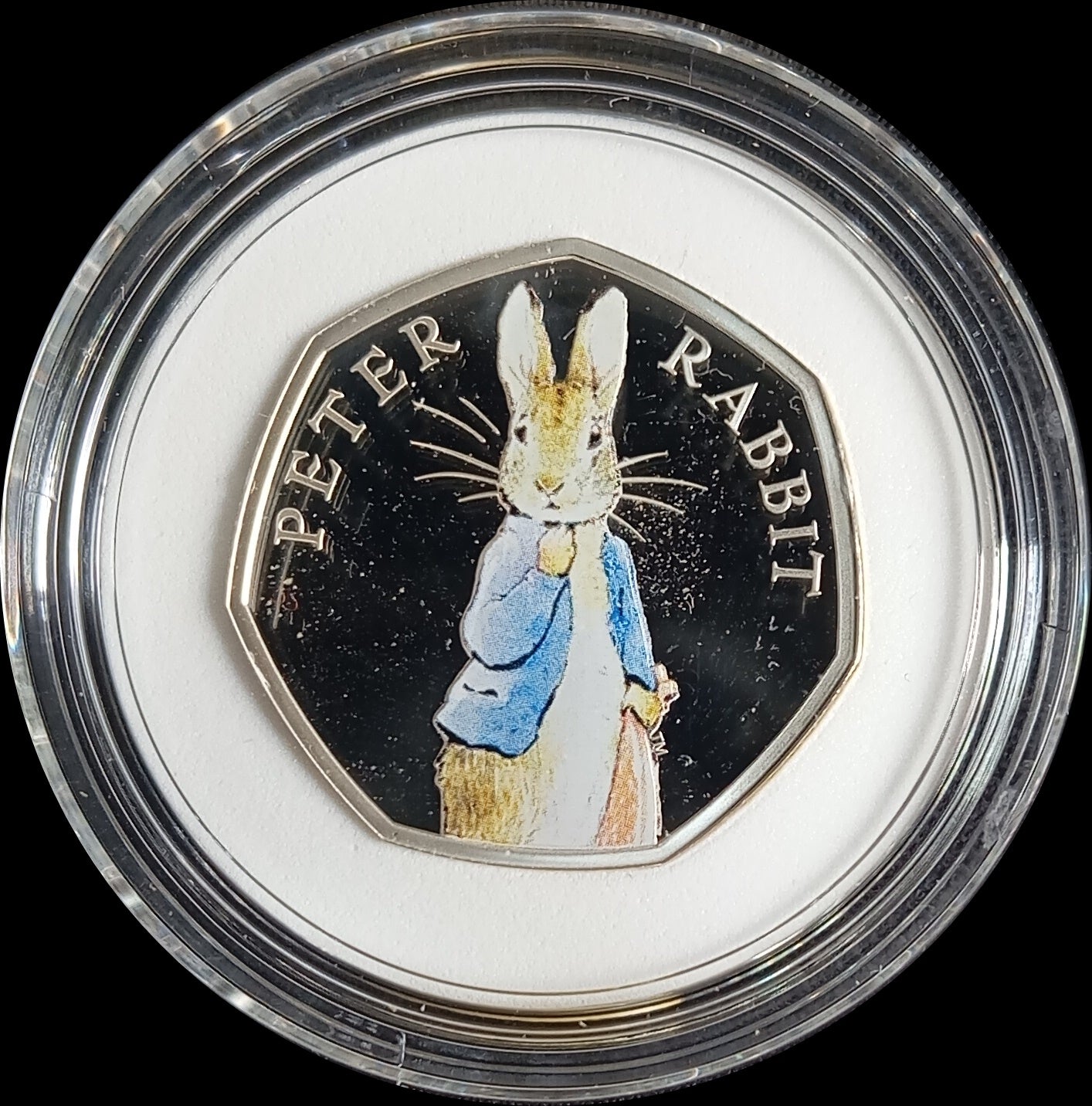 PETER RABBIT of BEATRIX POTTER, Silber Proof, 50 Pence, 2019