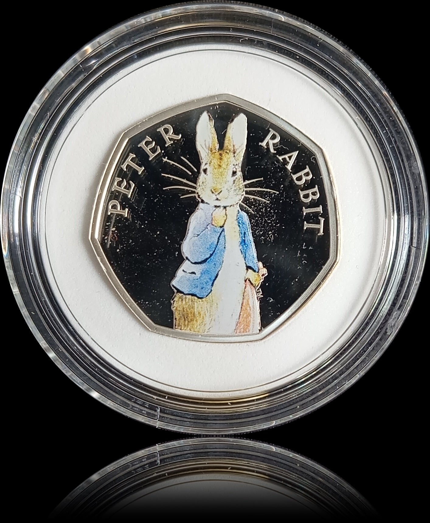 PETER RABBIT of BEATRIX POTTER, Silber Proof, 50 Pence, 2019