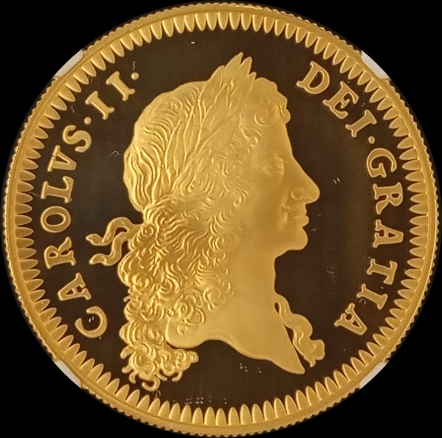 Charles II, British Monarchs, 1 Oz Gold 100 £, Proof NGC PF 70, 2023