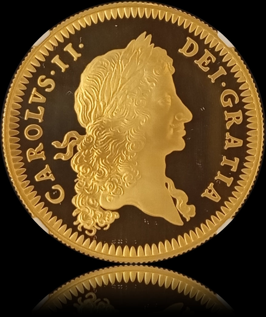 Charles II, British Monarchs, 1 Oz Gold 100 £, Proof NGC PF 70, 2023