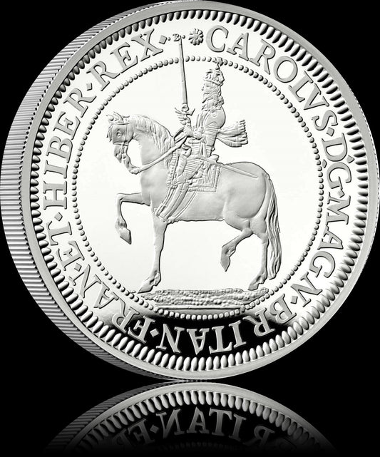CHARLES I, British Monarchs, 5 Oz Silver PF 69, 10 £, 2023
