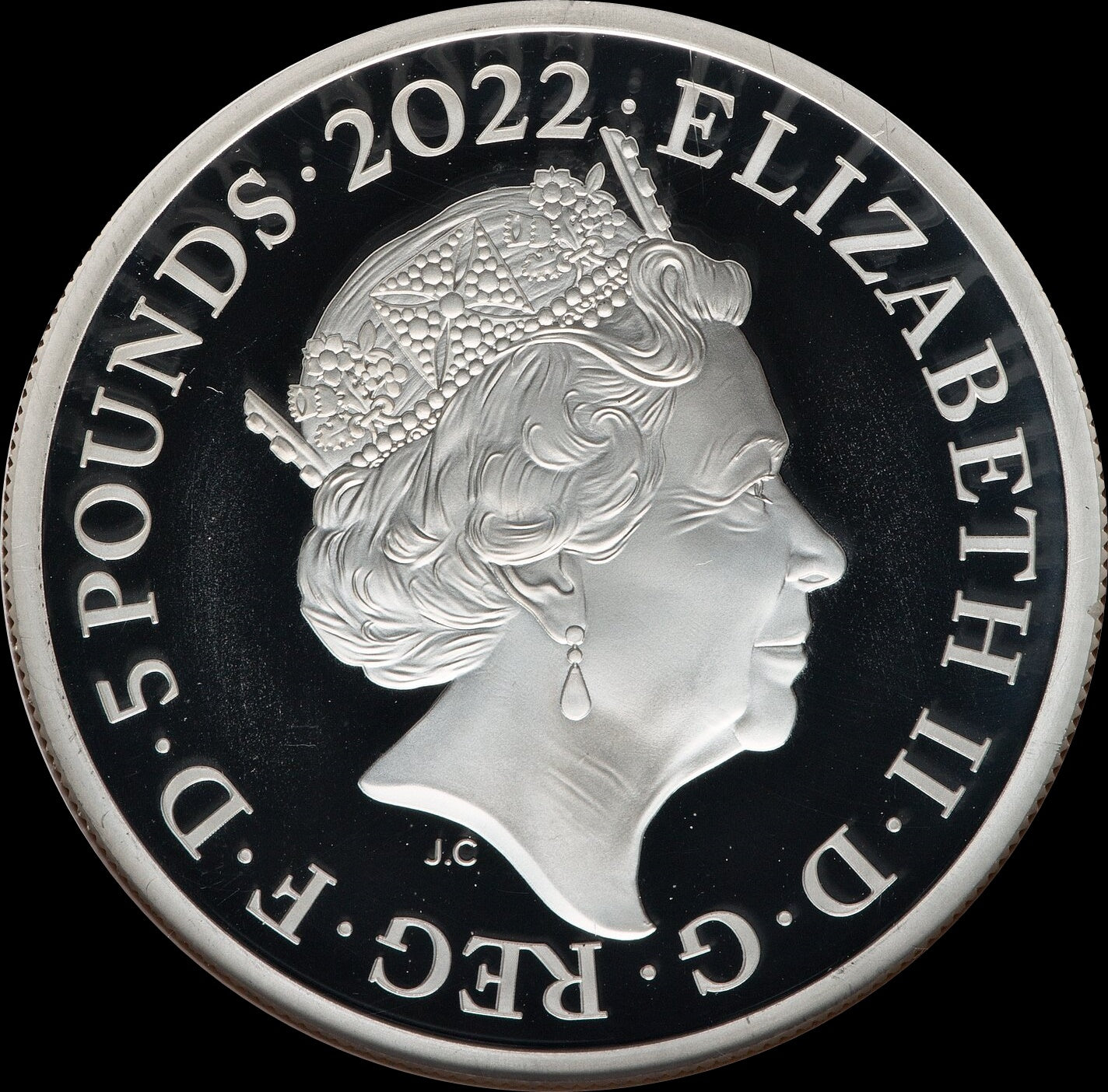 EDWARD VII, British Monarchs, 2 Oz Silver 5 £, Proof NGC PF 69, 2023