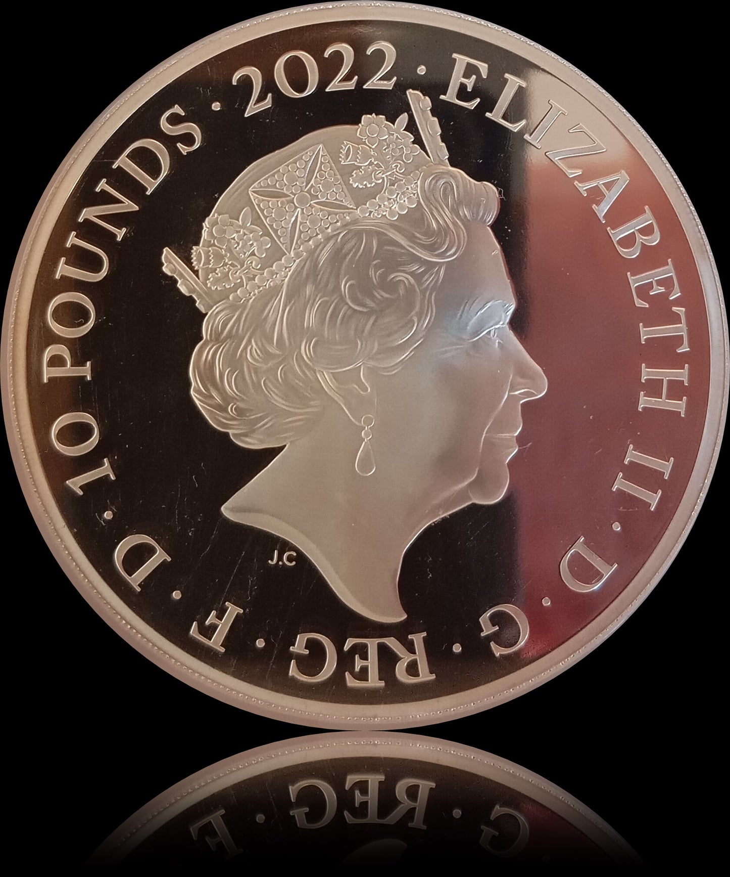 EDWARD VII, British Monarchs, 10 Oz Silver 10 £, Proof NGC PF 69, 2023