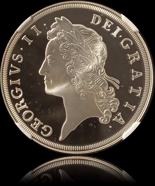 GEORGE II, British Monarchs, 1 Oz Silver 2 £, Proof NGC PF69, 2023