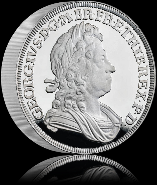 GEORGE I, British Monarch, 10 oz Silver Proof 10 £, Proof, 2022