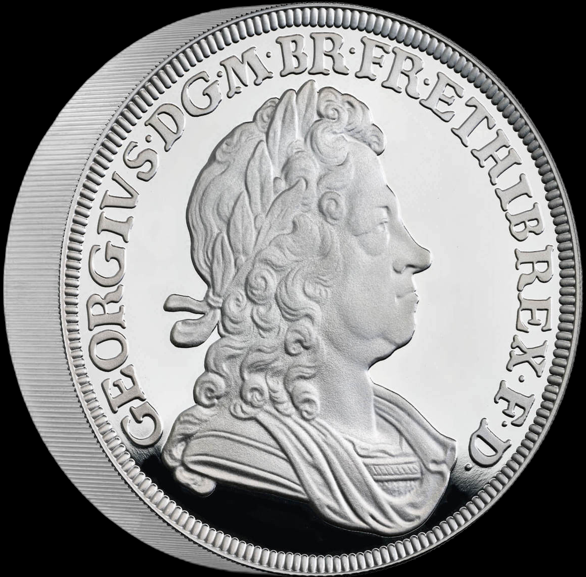 GEORGE I, British Monarch, 10 oz Silver Proof 10 £, Proof, 2022