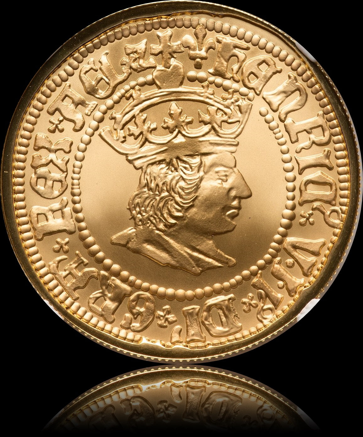 Henry VII, British Monarchs, 1 Oz Gold 100 £, Proof NGC PF 70, 2022