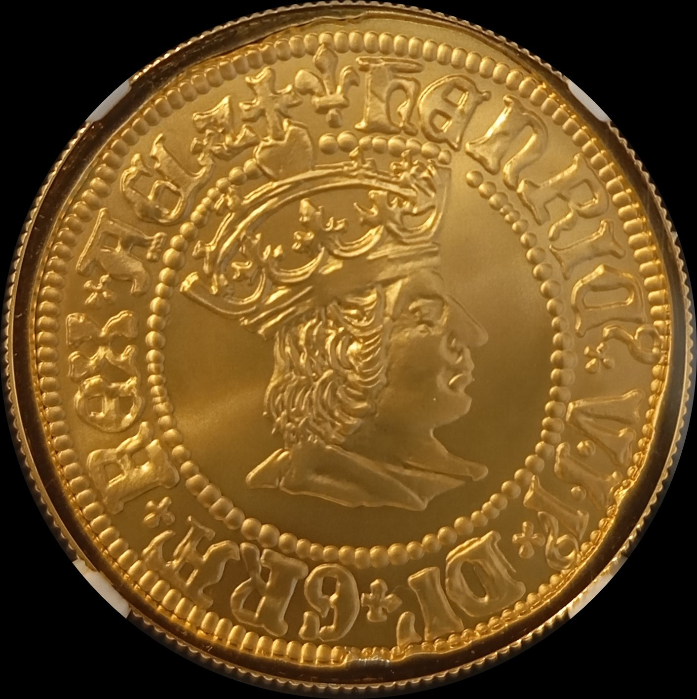 Henry VII, British Monarchs, 1 Oz Gold 100 £, Proof NGC PF 70, 2022