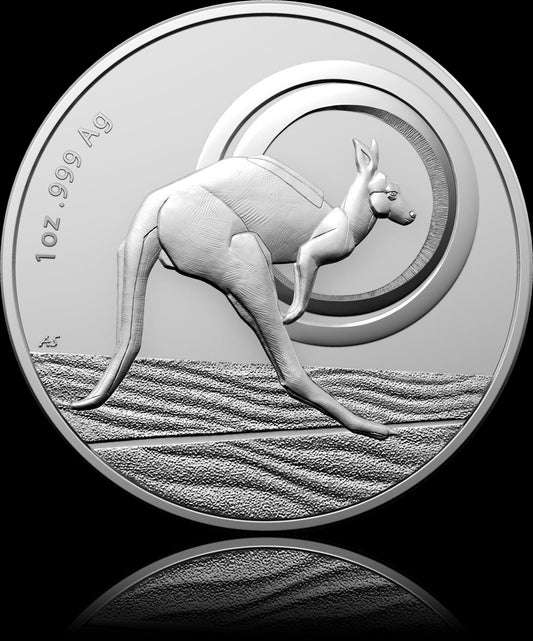 OUTBACK MAJESTY, Serie Känguru (RAM), 1 oz Silber BU, 1 $, 2021