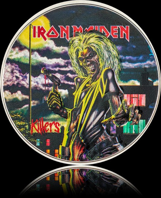KILLERS, Serie Iron Maiden Cook Islands, 1 oz Silber Coloured Proof, 5$, 2024