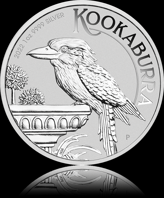 KOOKABURRA, Serie Kookaburra, 1 oz Silber BU, 1 $, 2022