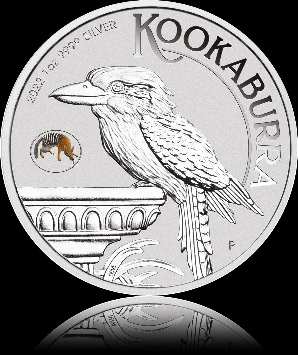 KOOKABURRA ANDA SPEZIAL NUMBAT, Serie Kookaburra, 1 oz Silber BU in Blister, 1 $, 2022