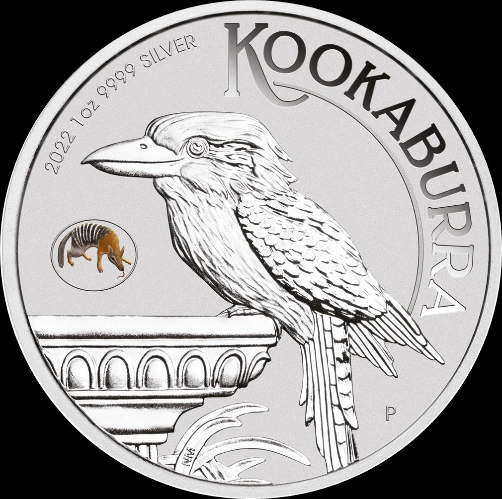 KOOKABURRA ANDA SPEZIAL NUMBAT, Serie Kookaburra, 1 oz Silber BU in Blister, 1 $, 2022